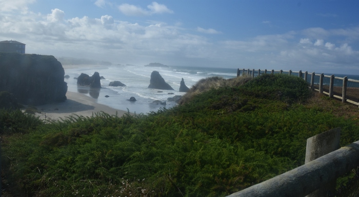 Bandon rocks from overview 
